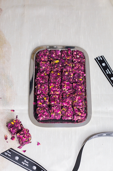 Turkish Delight on a Silver Tray