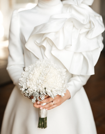 Puglia Bride Bouquet and Groom Boutonniere