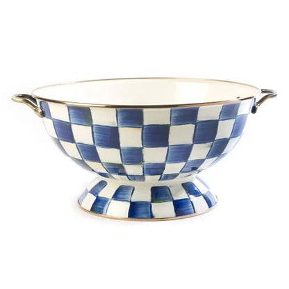 MacKenzie-Childs Royal Check Enamel Everything Bowlda Yapay Orkideler